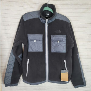 The North Face Royal Arch Full-Zip Jacket in TNF Black/Asphalt Grey, sz Small